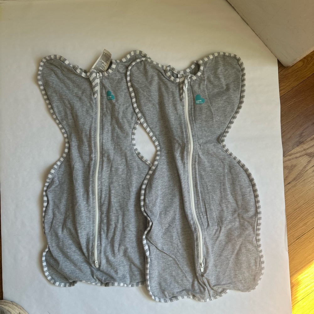 Love to Dream Gray Kids Pajamas Sleep Sacks